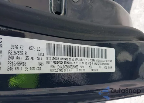 2013 Jeep Compass Limited из США, поврежденный, VIN 1C4NJDCBXDD215083